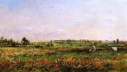 Charles-Francois Daubigny Fields in the Month of June oil on canvas